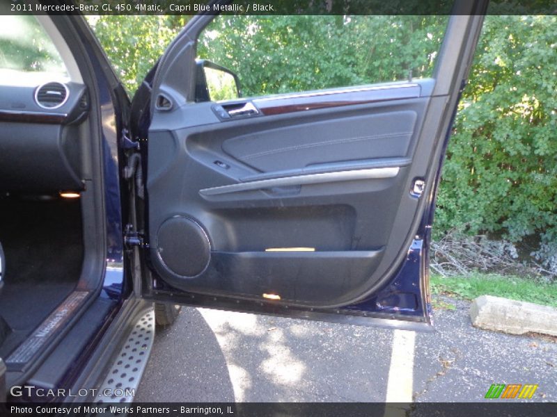 Capri Blue Metallic / Black 2011 Mercedes-Benz GL 450 4Matic