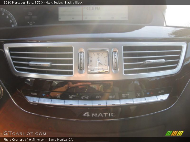 Black / Black 2010 Mercedes-Benz S 550 4Matic Sedan