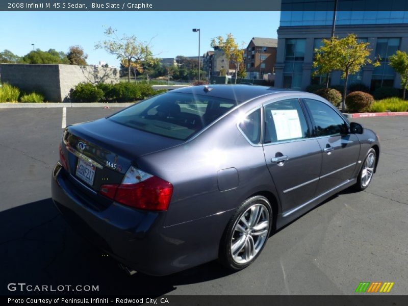 Blue Slate / Graphite 2008 Infiniti M 45 S Sedan