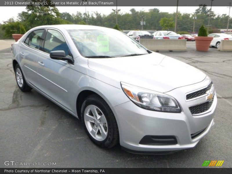 Silver Ice Metallic / Jet Black/Titanium 2013 Chevrolet Malibu LS