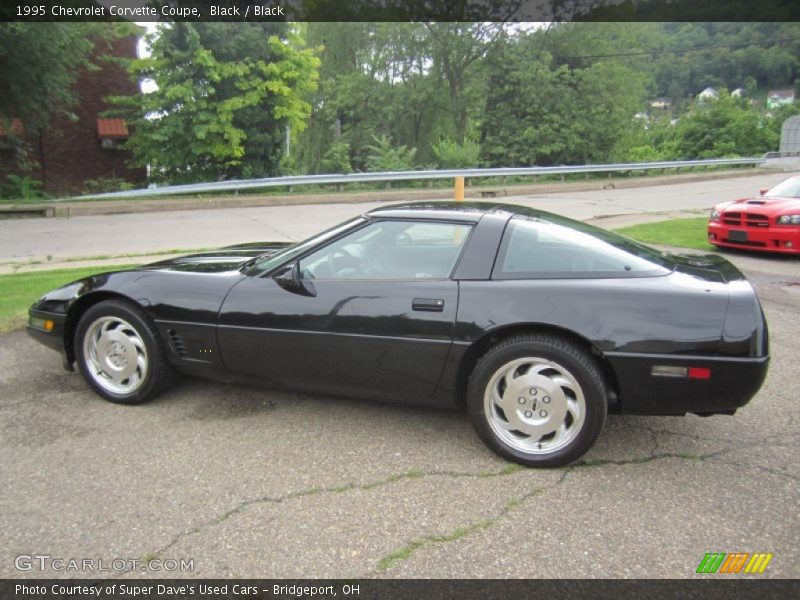 Black / Black 1995 Chevrolet Corvette Coupe