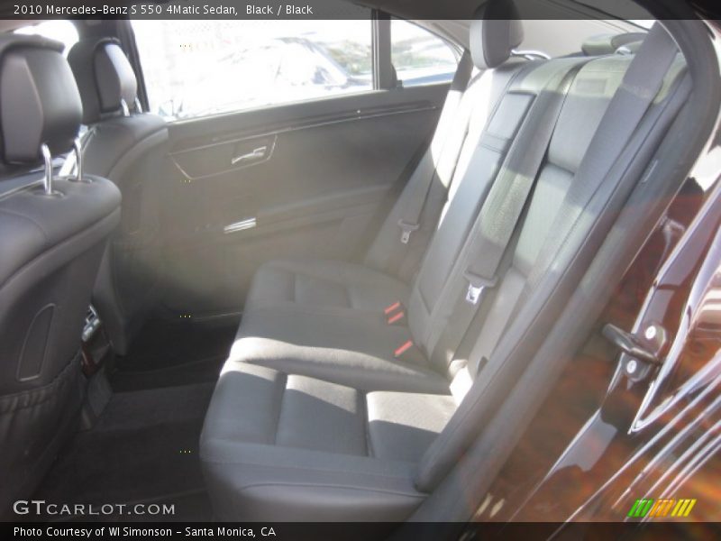 Black / Black 2010 Mercedes-Benz S 550 4Matic Sedan