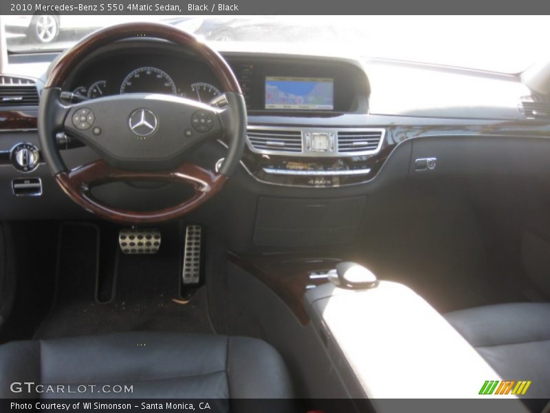 Black / Black 2010 Mercedes-Benz S 550 4Matic Sedan