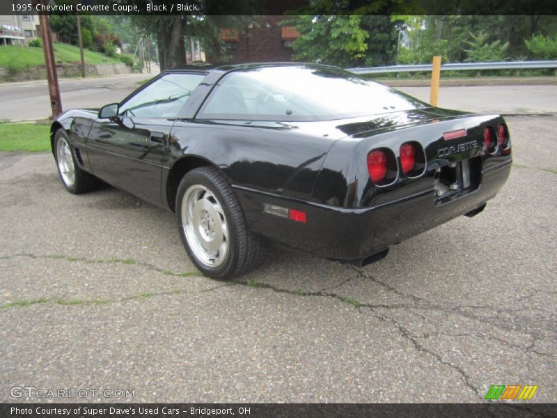 Black / Black 1995 Chevrolet Corvette Coupe