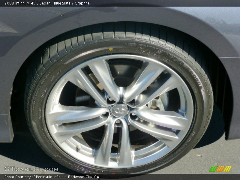Blue Slate / Graphite 2008 Infiniti M 45 S Sedan