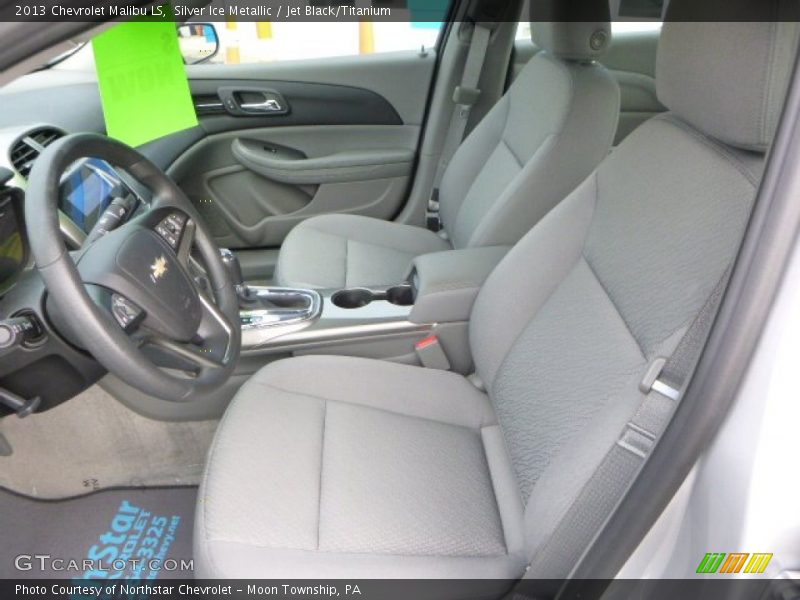 Silver Ice Metallic / Jet Black/Titanium 2013 Chevrolet Malibu LS