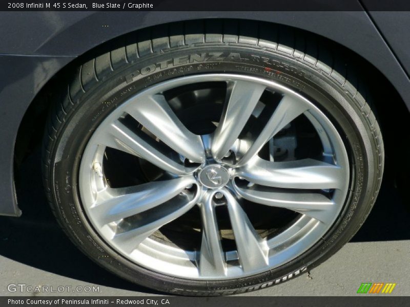 Blue Slate / Graphite 2008 Infiniti M 45 S Sedan