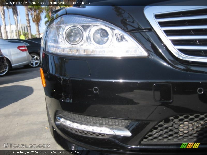 Black / Black 2010 Mercedes-Benz S 550 4Matic Sedan