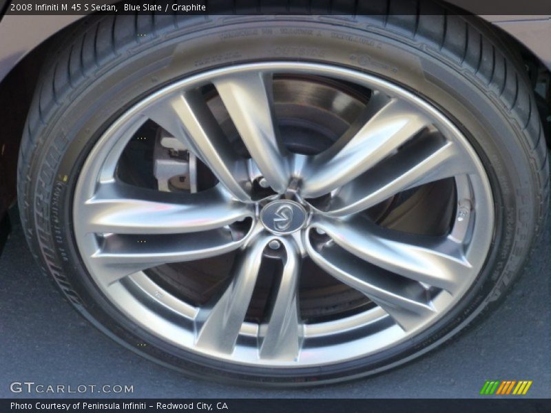 Blue Slate / Graphite 2008 Infiniti M 45 S Sedan