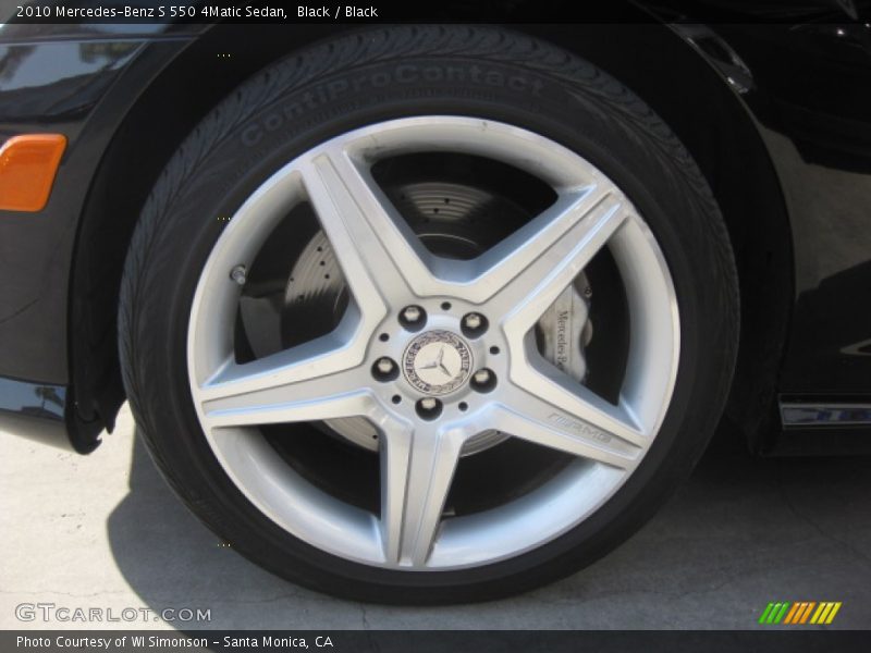 Black / Black 2010 Mercedes-Benz S 550 4Matic Sedan