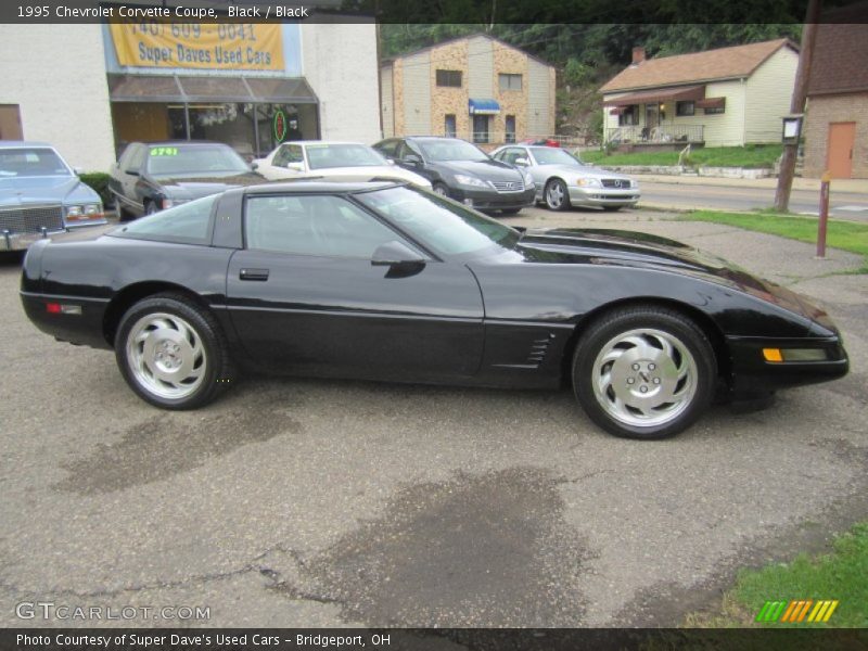 Black / Black 1995 Chevrolet Corvette Coupe