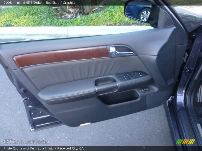 Blue Slate / Graphite 2008 Infiniti M 45 S Sedan
