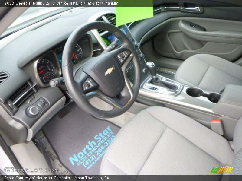 Silver Ice Metallic / Jet Black/Titanium 2013 Chevrolet Malibu LS
