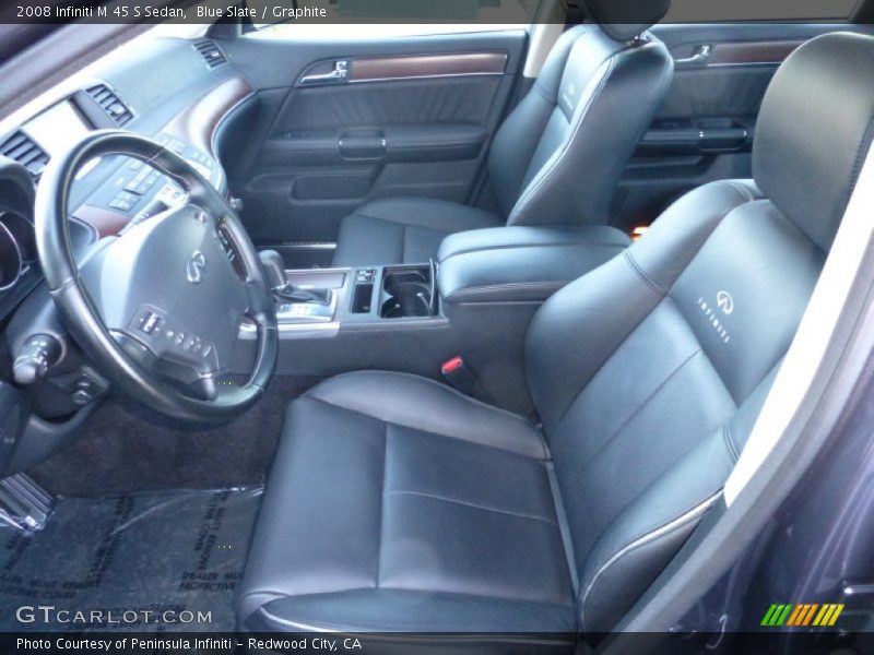Blue Slate / Graphite 2008 Infiniti M 45 S Sedan