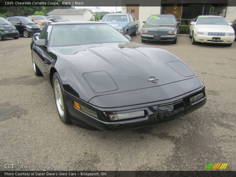 Black / Black 1995 Chevrolet Corvette Coupe