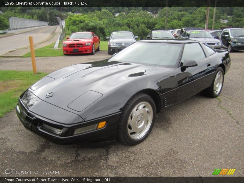 Black / Black 1995 Chevrolet Corvette Coupe
