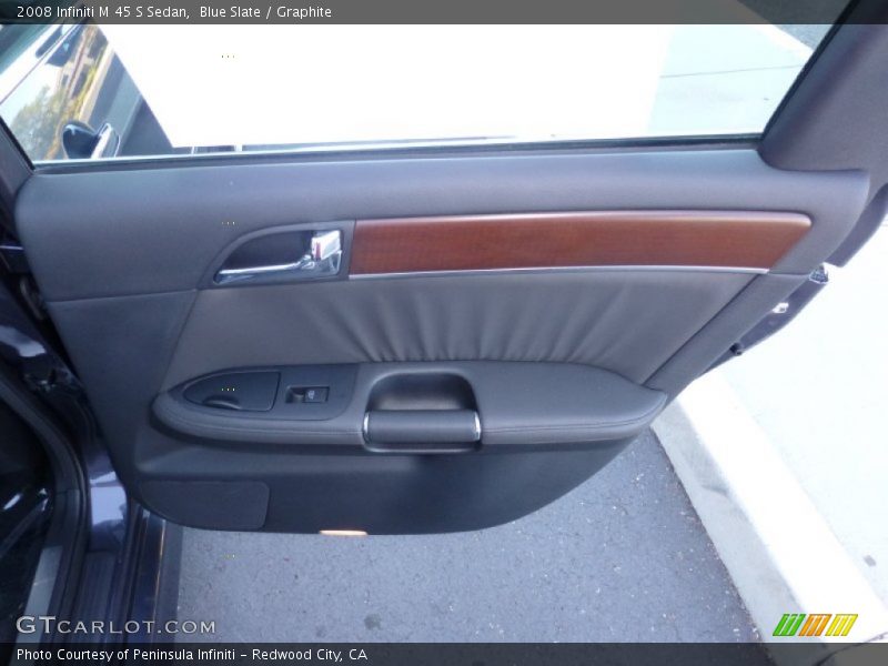 Blue Slate / Graphite 2008 Infiniti M 45 S Sedan