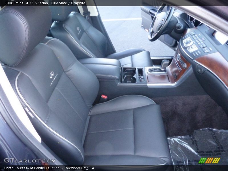 Blue Slate / Graphite 2008 Infiniti M 45 S Sedan
