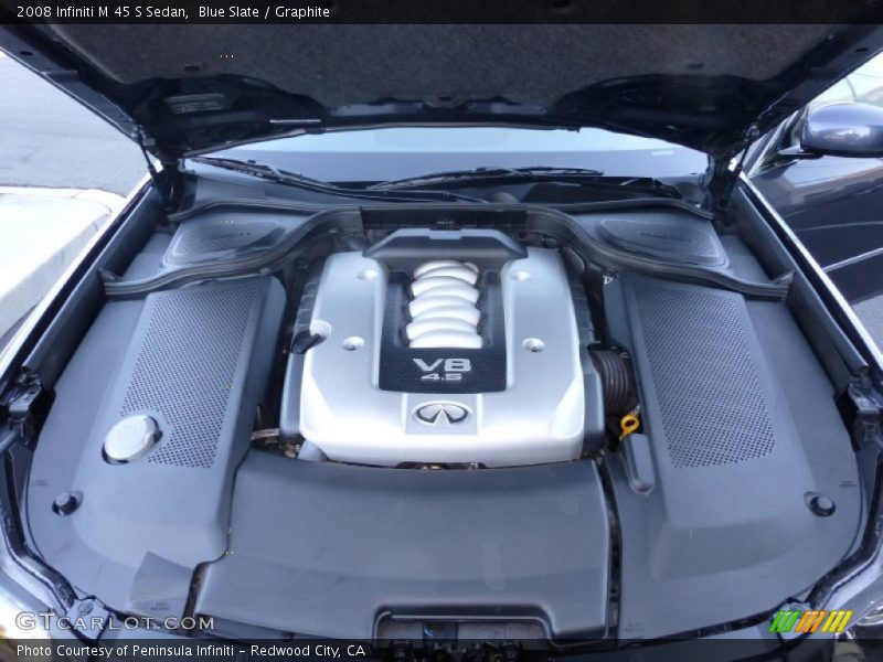 Blue Slate / Graphite 2008 Infiniti M 45 S Sedan