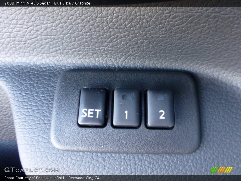 Blue Slate / Graphite 2008 Infiniti M 45 S Sedan
