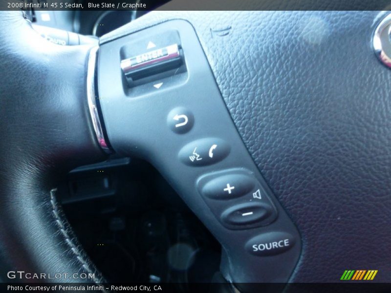Blue Slate / Graphite 2008 Infiniti M 45 S Sedan