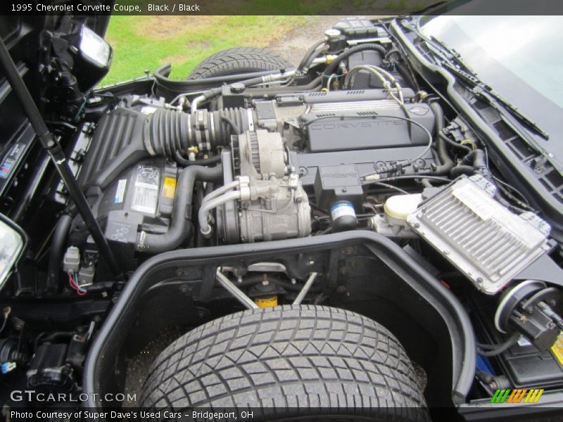 Black / Black 1995 Chevrolet Corvette Coupe