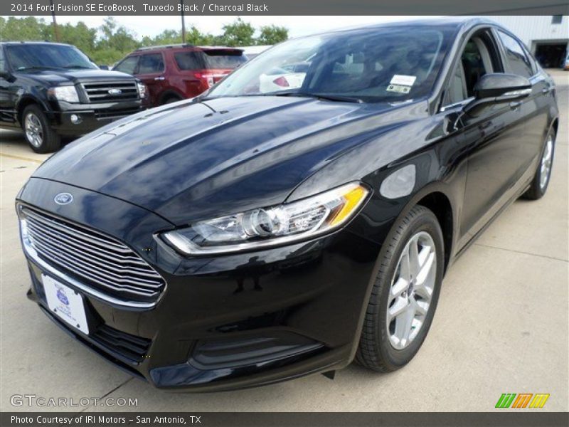Tuxedo Black / Charcoal Black 2014 Ford Fusion SE EcoBoost