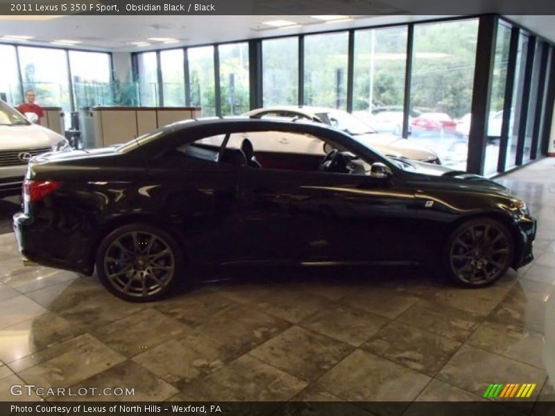 Obsidian Black / Black 2011 Lexus IS 350 F Sport