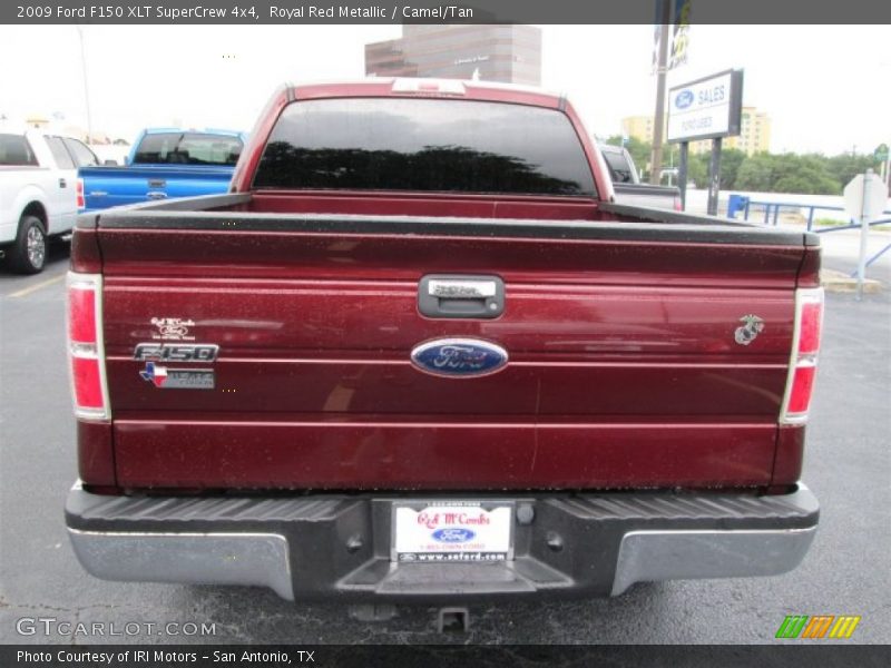 Royal Red Metallic / Camel/Tan 2009 Ford F150 XLT SuperCrew 4x4