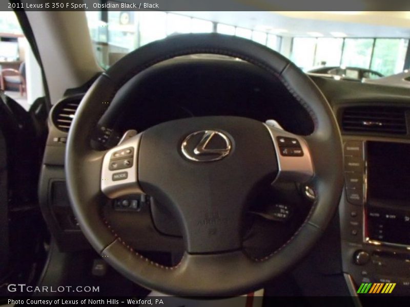 Obsidian Black / Black 2011 Lexus IS 350 F Sport
