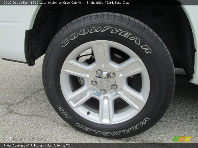 Bright White / Dark Slate Gray 2012 Dodge Ram 1500 Laramie Limited Crew Cab 4x4