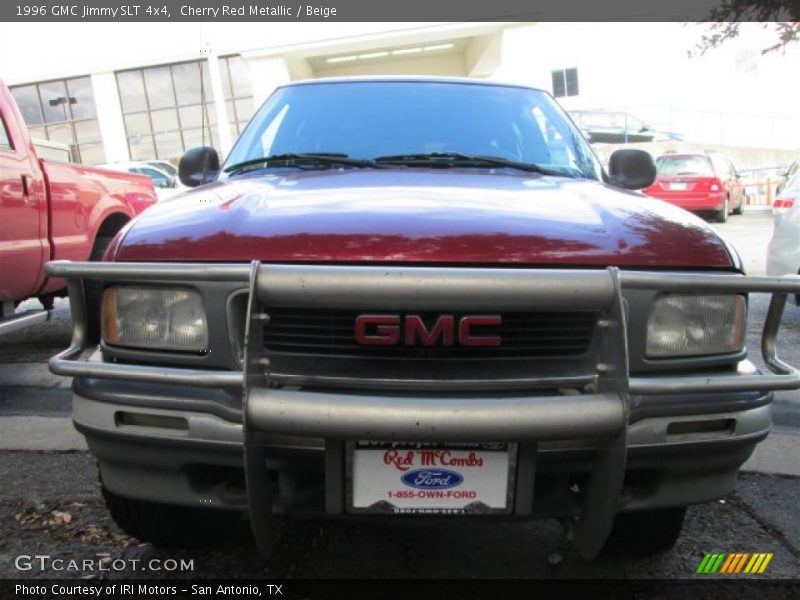 Cherry Red Metallic / Beige 1996 GMC Jimmy SLT 4x4