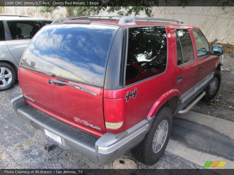 Cherry Red Metallic / Beige 1996 GMC Jimmy SLT 4x4