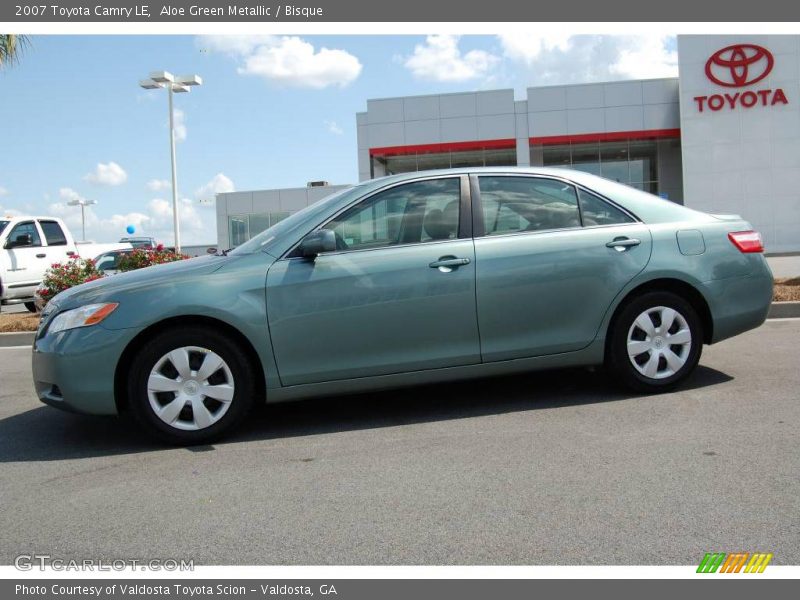 Aloe Green Metallic / Bisque 2007 Toyota Camry LE