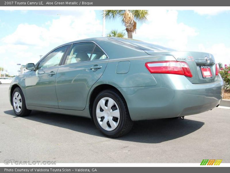 Aloe Green Metallic / Bisque 2007 Toyota Camry LE
