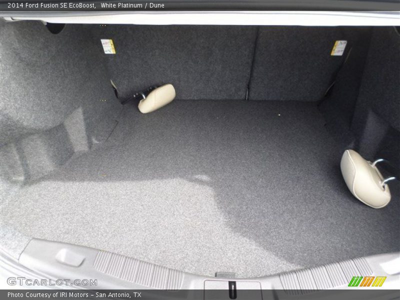 White Platinum / Dune 2014 Ford Fusion SE EcoBoost