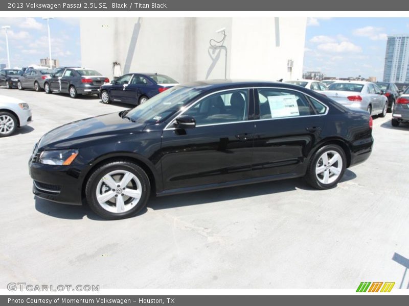 Black / Titan Black 2013 Volkswagen Passat 2.5L SE