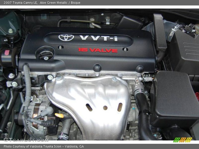 Aloe Green Metallic / Bisque 2007 Toyota Camry LE