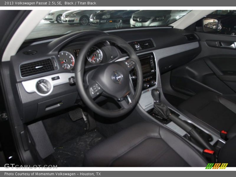 Black / Titan Black 2013 Volkswagen Passat 2.5L SE