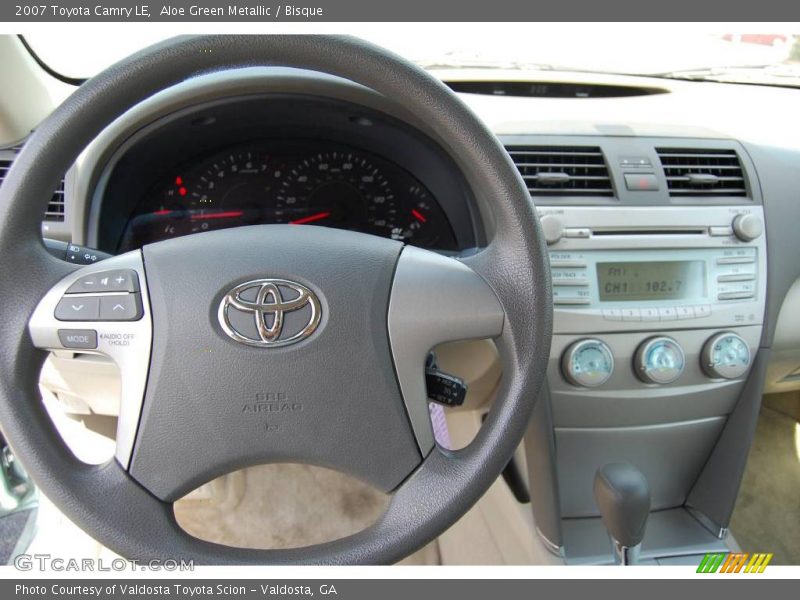 Aloe Green Metallic / Bisque 2007 Toyota Camry LE