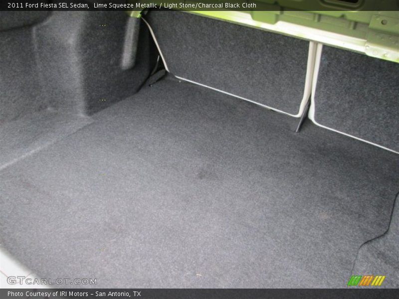 Lime Squeeze Metallic / Light Stone/Charcoal Black Cloth 2011 Ford Fiesta SEL Sedan