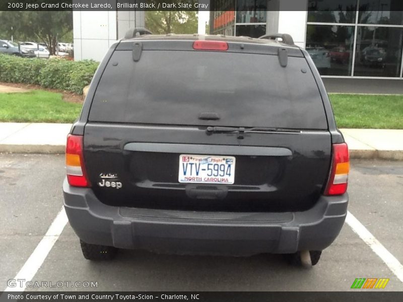 Brilliant Black / Dark Slate Gray 2003 Jeep Grand Cherokee Laredo