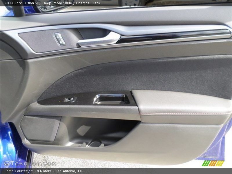 Deep Impact Blue / Charcoal Black 2014 Ford Fusion SE