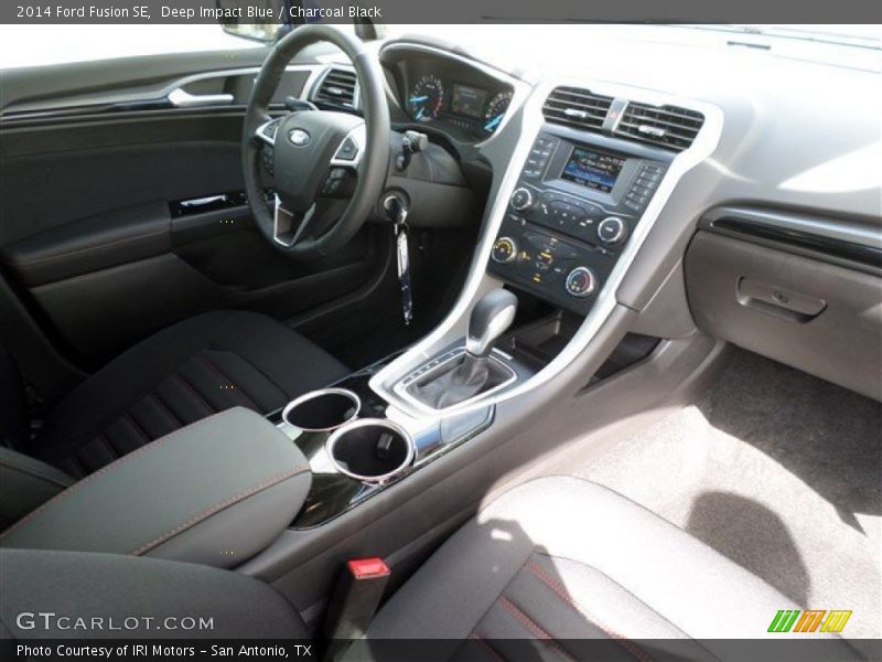 Deep Impact Blue / Charcoal Black 2014 Ford Fusion SE