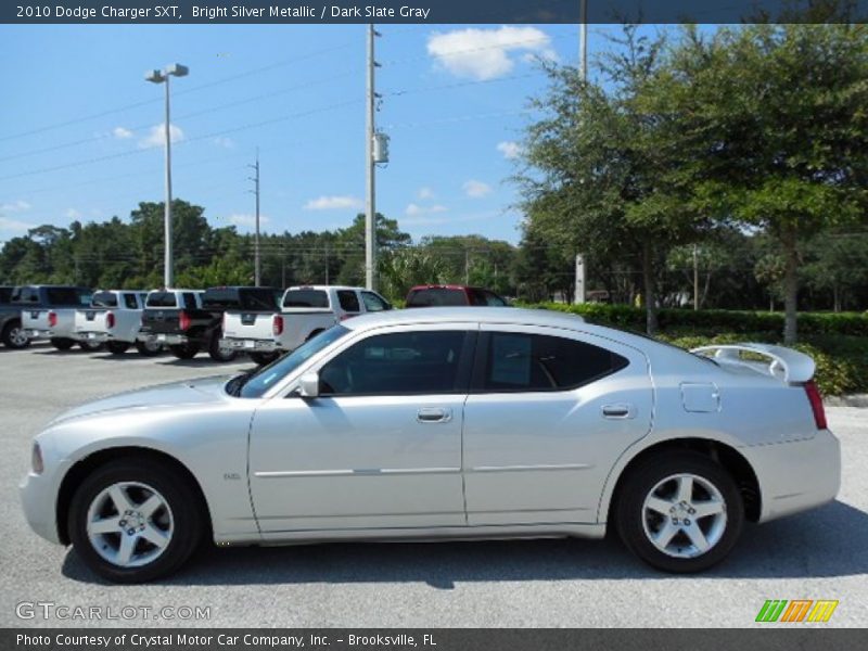 Bright Silver Metallic / Dark Slate Gray 2010 Dodge Charger SXT