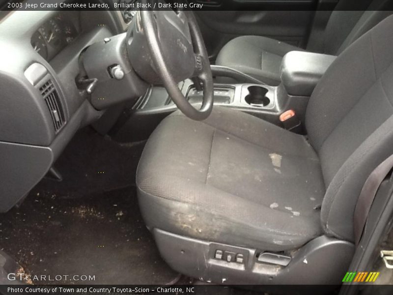 Brilliant Black / Dark Slate Gray 2003 Jeep Grand Cherokee Laredo