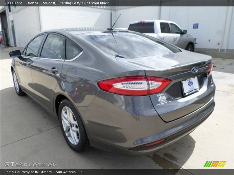 Sterling Gray / Charcoal Black 2014 Ford Fusion SE EcoBoost