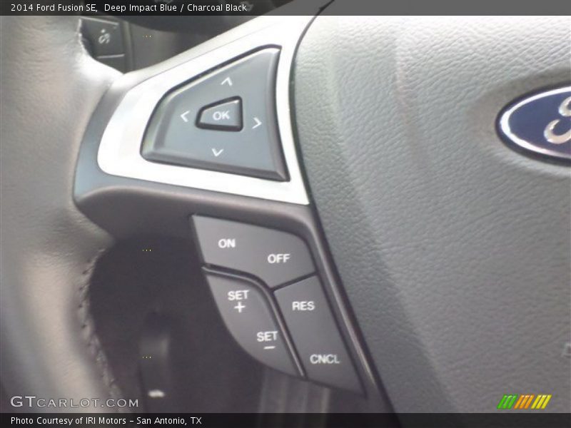 Deep Impact Blue / Charcoal Black 2014 Ford Fusion SE