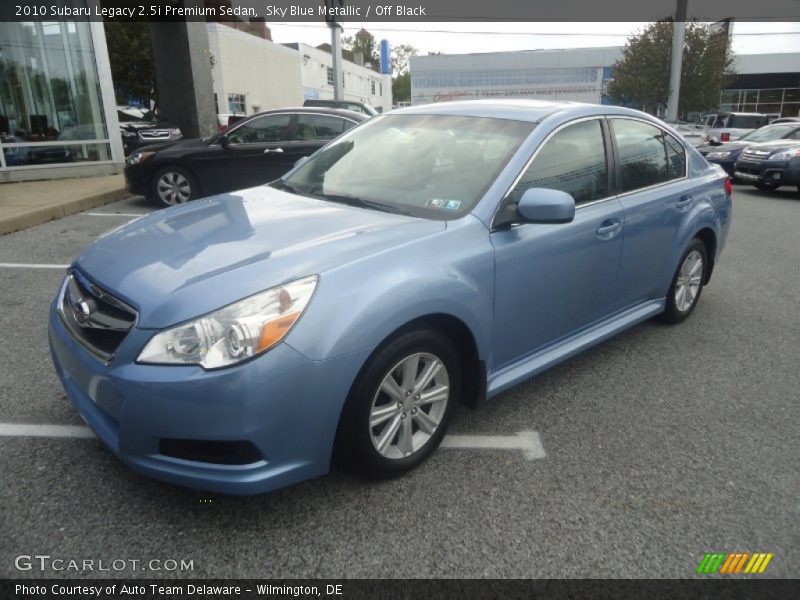 Sky Blue Metallic / Off Black 2010 Subaru Legacy 2.5i Premium Sedan