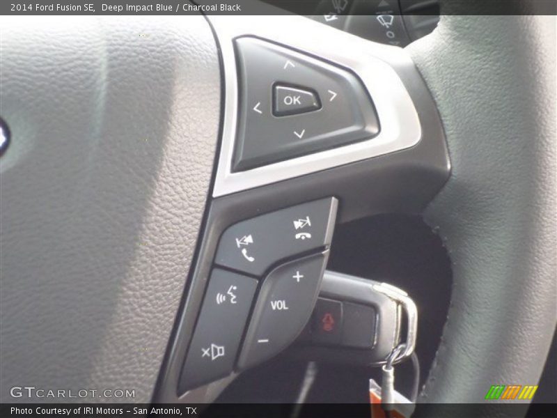 Deep Impact Blue / Charcoal Black 2014 Ford Fusion SE